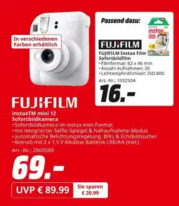MediaMarkt Fujifilm instaxtm mini 12 sofortbildkamera Angebot