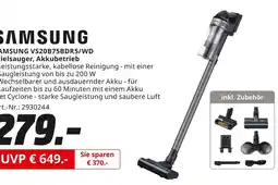 MediaMarkt Samsung samsung vs20b75bdr5/wd stielsauger, akkubetrieb Angebot
