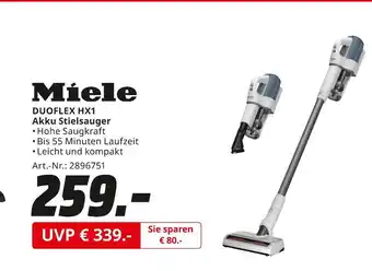 MediaMarkt Miele duoflex hx1 akku stielsauger Angebot