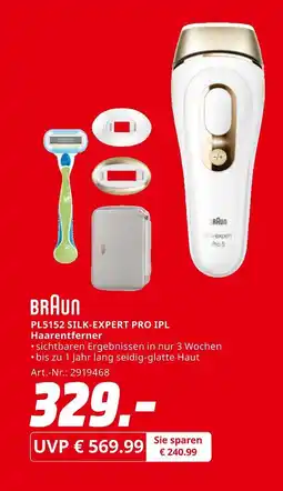 MediaMarkt Braun pl5152 silk-expert pro ipl haarentferner Angebot