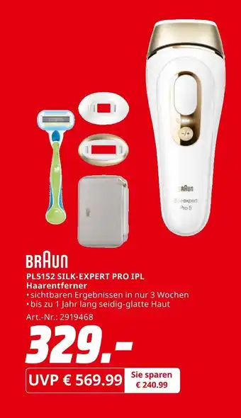 MediaMarkt Braun pl5152 silk-expert pro ipl haarentferner Angebot