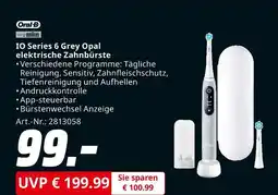 MediaMarkt Oral-b io series 6 grey opal elektrische zahnbürste Angebot