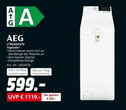 MediaMarkt Aeg ltr6a60370 toplader Angebot