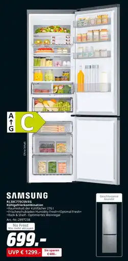 MediaMarkt Samsung rl38c775cs9/eg kühlgefrierkombination Angebot