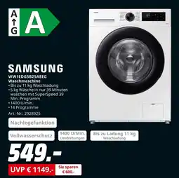 MediaMarkt Samsung ww1edg5b25aeeg waschmaschine Angebot
