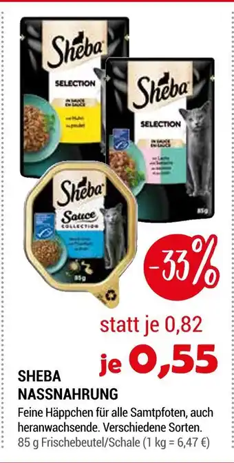 Zookauf Sheba nassnahrung Angebot