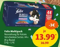Fressnapf Felix multipack nassnahrung für katzen Angebot