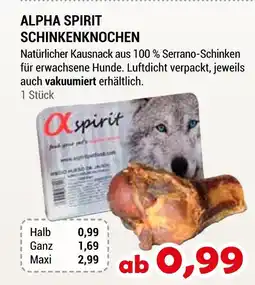 Zookauf Alpha spirit schinkenknochen Angebot