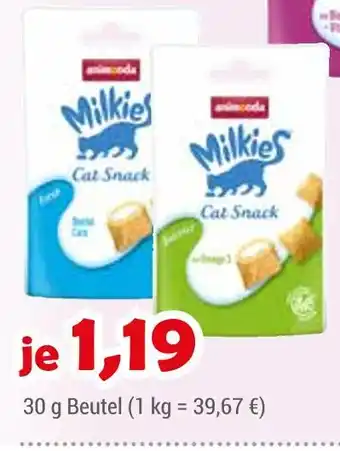 Zookauf Animonda milkies Angebot