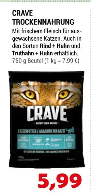 Zookauf Crave trockenfutter Angebot