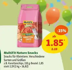 Fressnapf Multifit nature snacks Angebot
