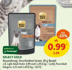 Fressnapf Select gold nassnahrung Angebot