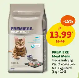 Fressnapf Premiere meat menu Angebot
