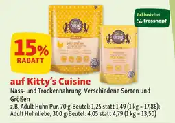Fressnapf Kitty's cuisine nass- und trockennahrung Angebot