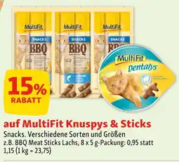 Fressnapf Multifit knuspys & sticks Angebot