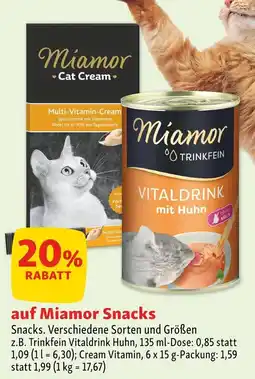 Fressnapf Miamor 20% rabatt Angebot