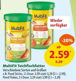 Fressnapf Multifit teichfischfutter Angebot
