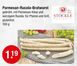 V Markt Stöckle metzgerei parmesan-rucola-bratwurst Angebot