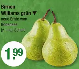 V Markt Birnen williams grün Angebot