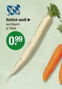 V Markt Rettich weiß Angebot