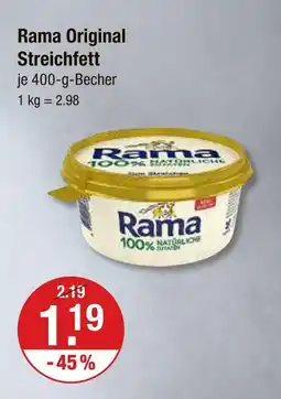V Markt Rama original streichfett Angebot