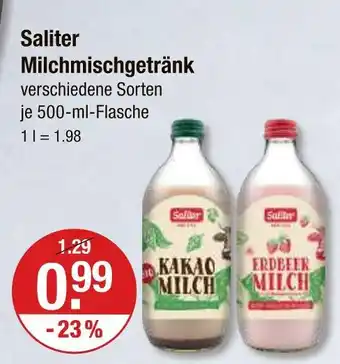 V Markt Saliter kakao milch Angebot