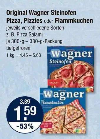 V Markt Wagner steinofen pizza Angebot