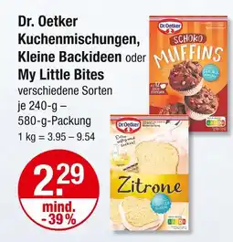 V Markt Dr. oetker kuchenmischungen Angebot