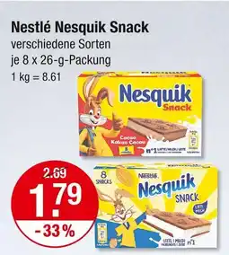 V Markt Nestlé nesquik snack cacao kakao Angebot