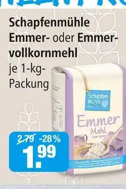 V Markt Schapfenmühle emmermehl Angebot