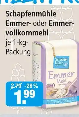 V Markt Schapfenmühle emmermehl Angebot