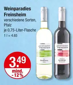V Markt Weinparadies freinsheim chardonnay Angebot