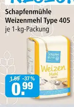 V Markt Schapfenmühle weizenmehl type 405 Angebot