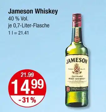 V Markt Jameson whiskey Angebot