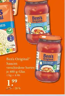 V Markt Ben's original süß-sauer extra ananas Angebot