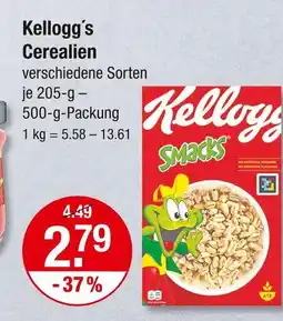 V Markt Kellogg's cerealien Angebot