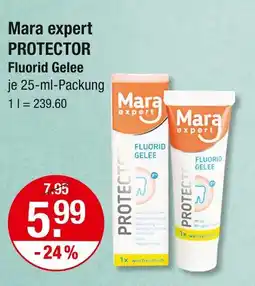 V Markt Mara expert protector fluorid gelee Angebot