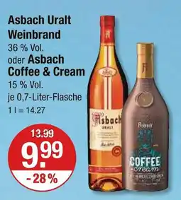 V Markt Asbach uralt weinbrand Angebot