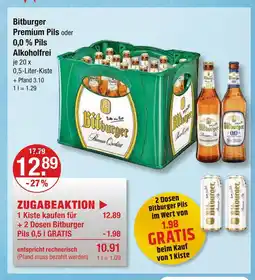 V Markt Bitburger premium pils Angebot