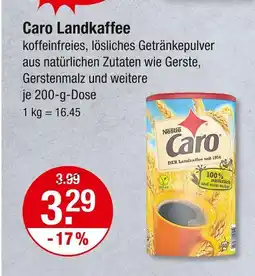 V Markt Nestlé caro landkaffee Angebot