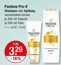 V Markt Pantene pro-v shampoo Angebot