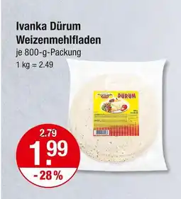 V Markt Ivanka dürum weizenmehlfladen Angebot