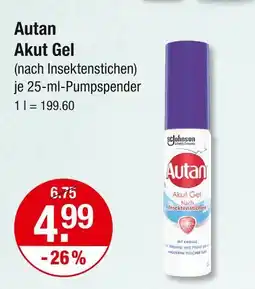 V Markt Autan akut gel Angebot