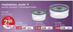 V Markt Frischhaltedose 'aurelia' Angebot