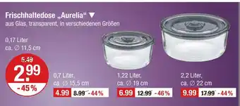 V Markt Frischhaltedose 'aurelia' Angebot