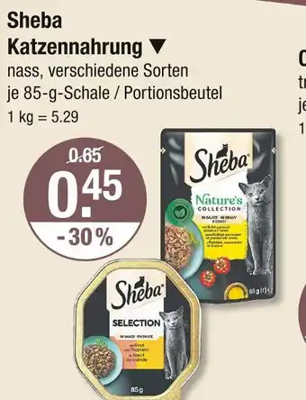 V Markt Sheba katzennahrung Angebot
