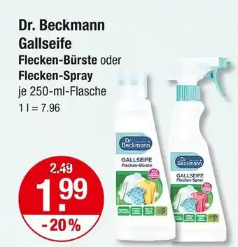 V Markt Dr. beckmann gallseife flecken-bürste Angebot
