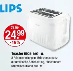 V Markt Philips toaster hd2511/00 Angebot