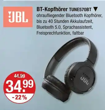 V Markt Jbl bt-kopfhörer tune570bt Angebot