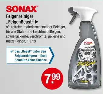 V Markt Sonax felgenreiniger felgenbeast Angebot
